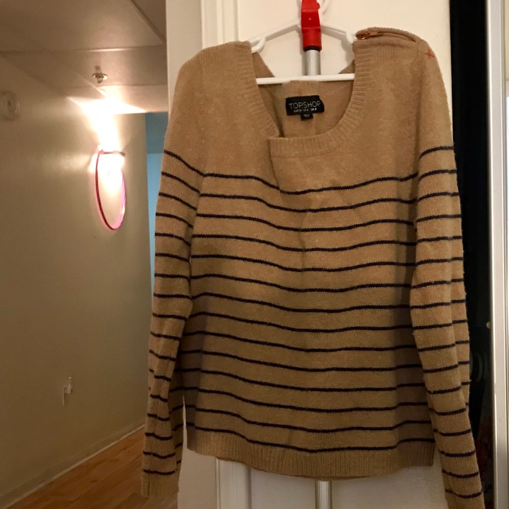 Topshop striped top/sweater